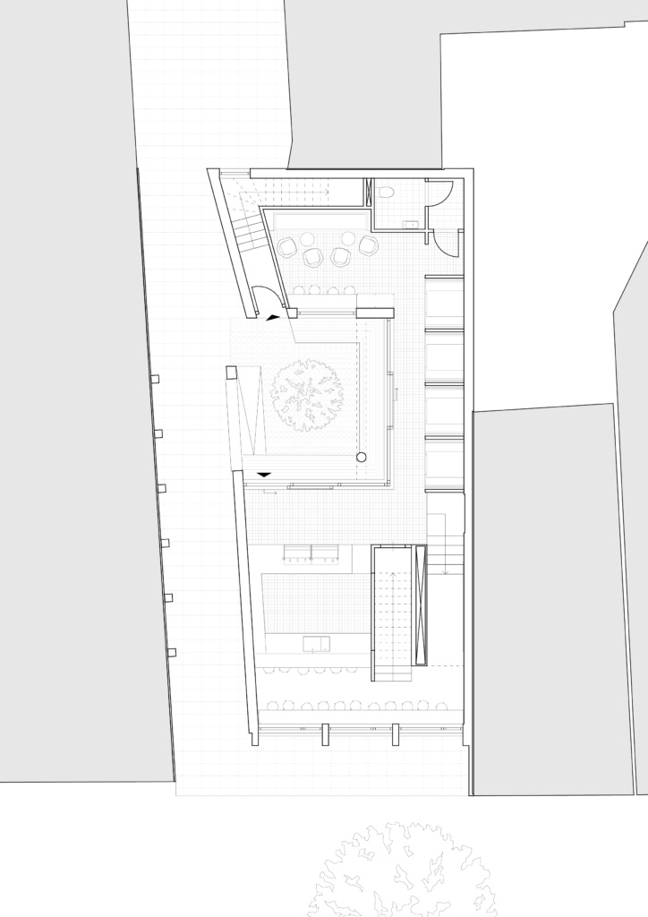 Coffee house plan ground floor