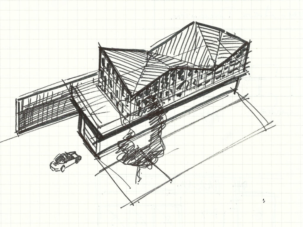 Vermont, Birdseye, Rural, Architecture, Architectuur, Sketch, Maquette, Architectural Model, Mees Wijnants